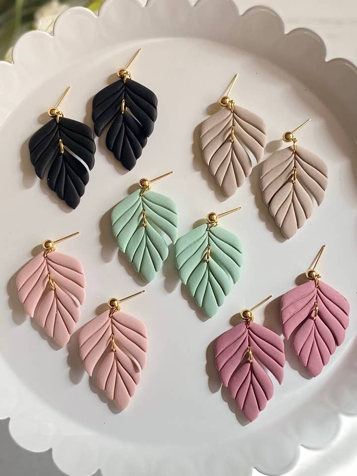 Sophie- Clay Earrings for wholesale by Clayhouse Colours