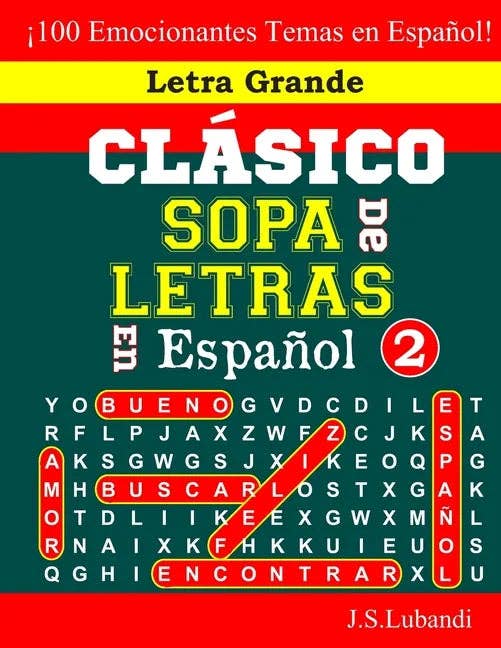 Books by splitShops - Wholesale Coloring & Activity Book - Adult - CLÁSICO SOPA De LETRAS En Español; 2 - Paperback0