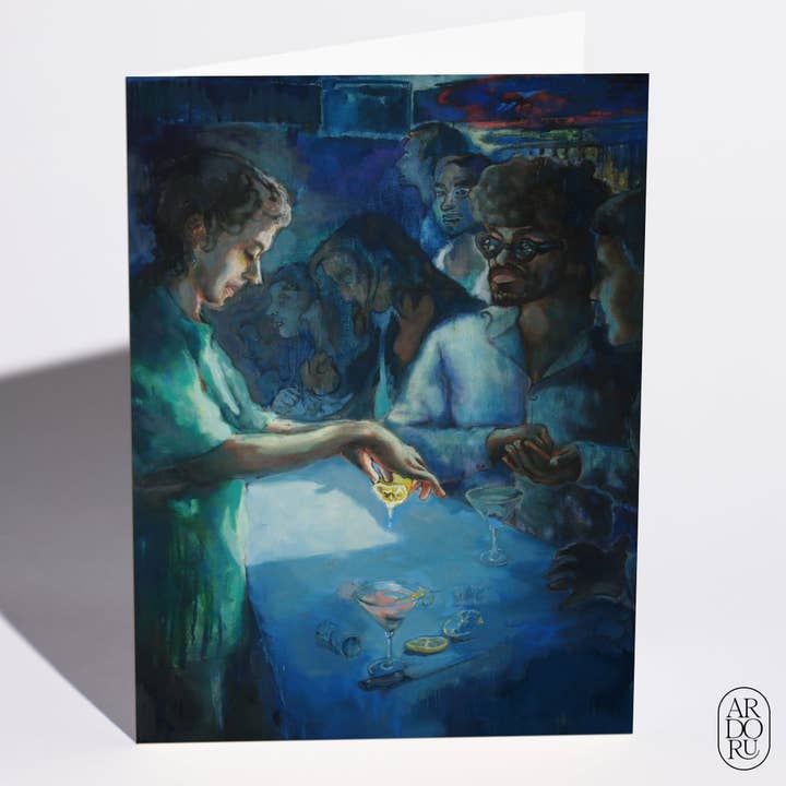 Friendships Card - "Blue Bar" for wholesale by ArdorU