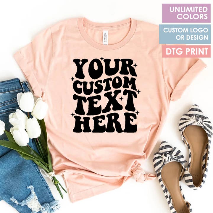 Anpassad T-shirt, Custom Logo Shirt, Din logotyp skjorta för wholesale av Printliss