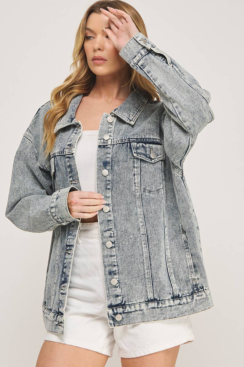 Bridgeton Oversized Denim Jacket for wholesale on Faire1