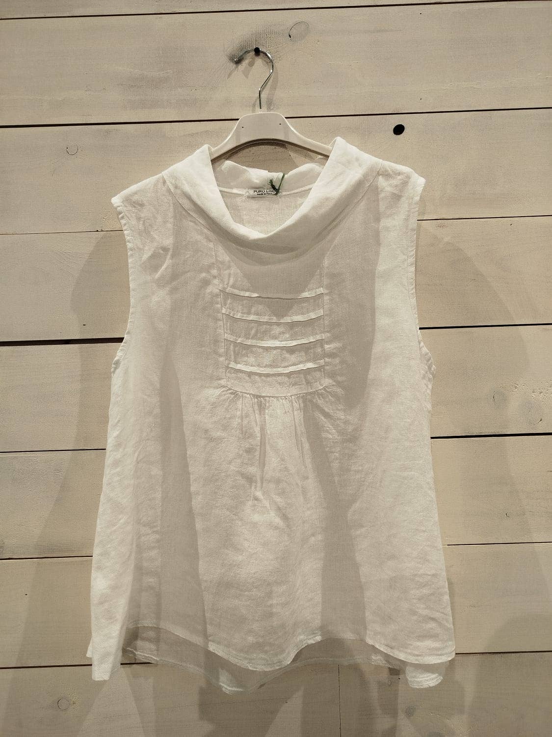 Linos y Textiles - Wholesale Blouse - Women's - REF-17683 100% linen blouse9