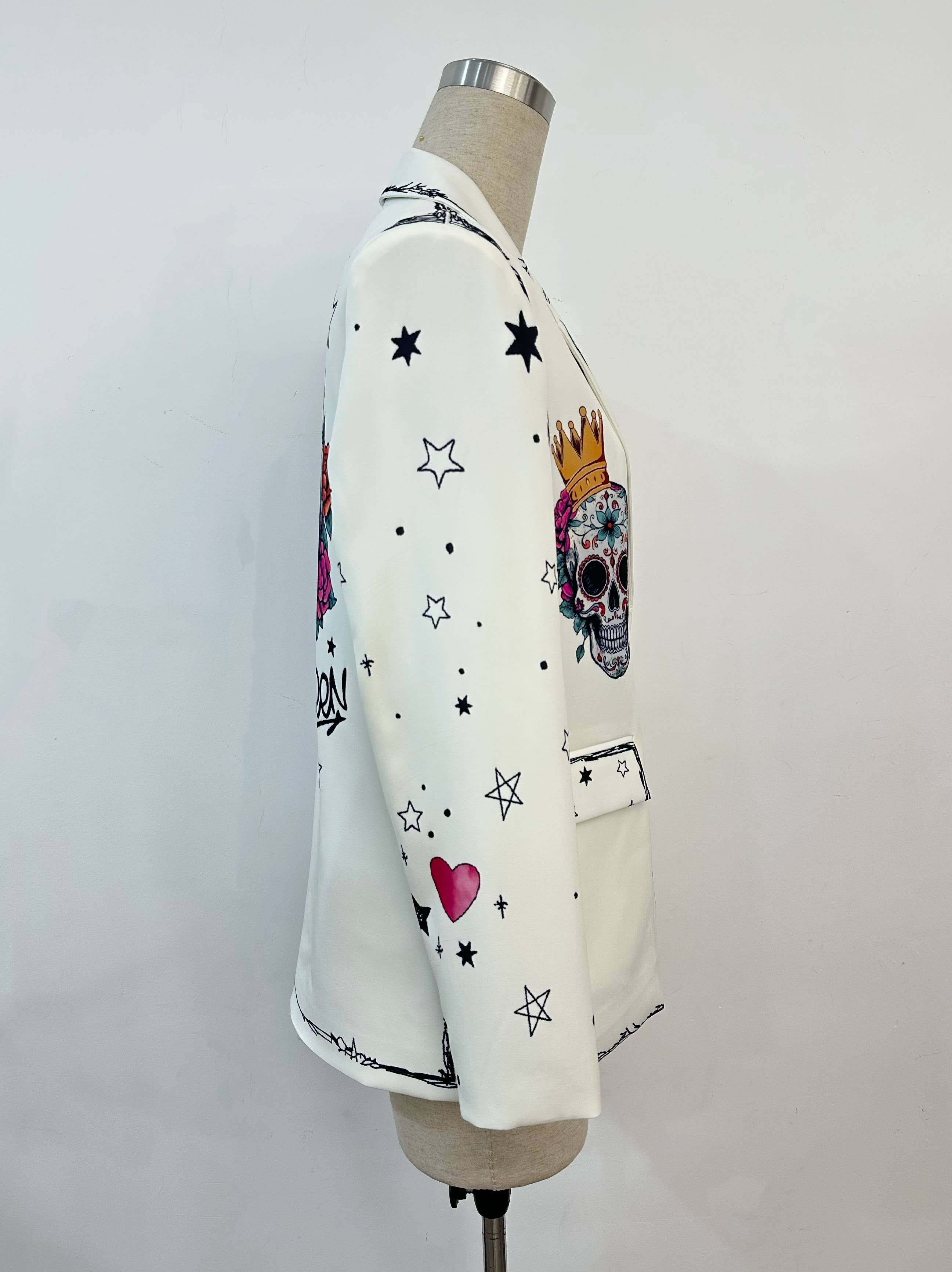 aikha - Vente Blazer – femme - Blazer à impréme (08-5767)1