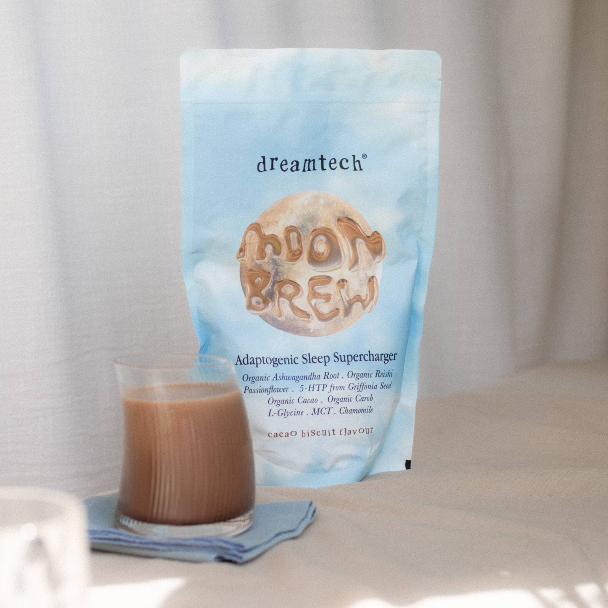 DreamTech® – wholesale Powdered health drink – MoonBrew™ Adaptogenic Sleep Cacao | Reishi & Ashwagandha 7