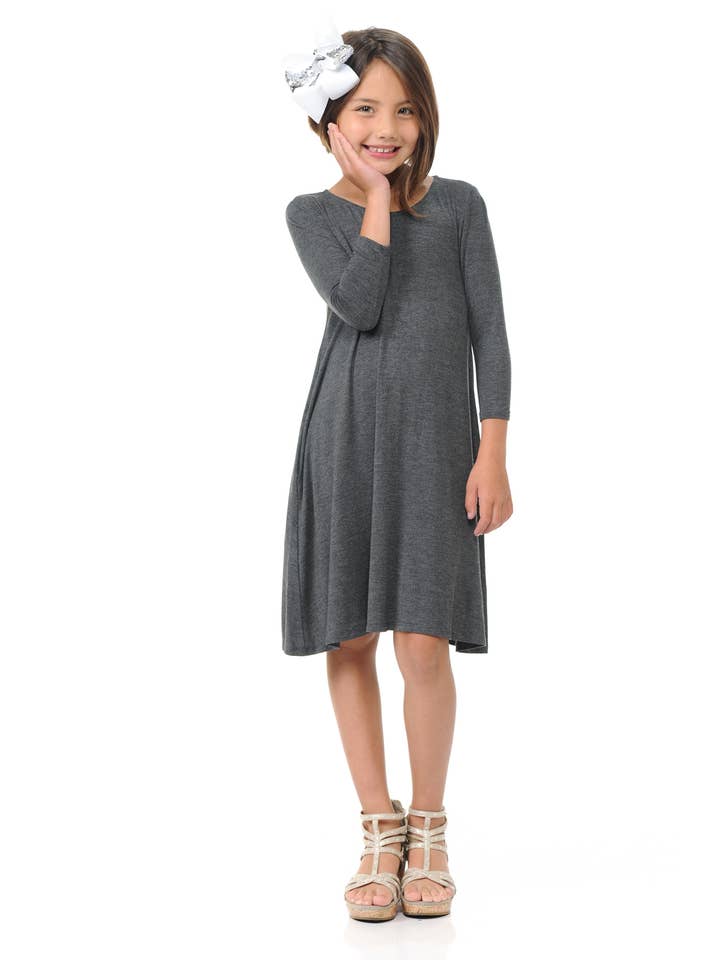 Allium - Wholesale Dress - Kids - Trapeze Dress2