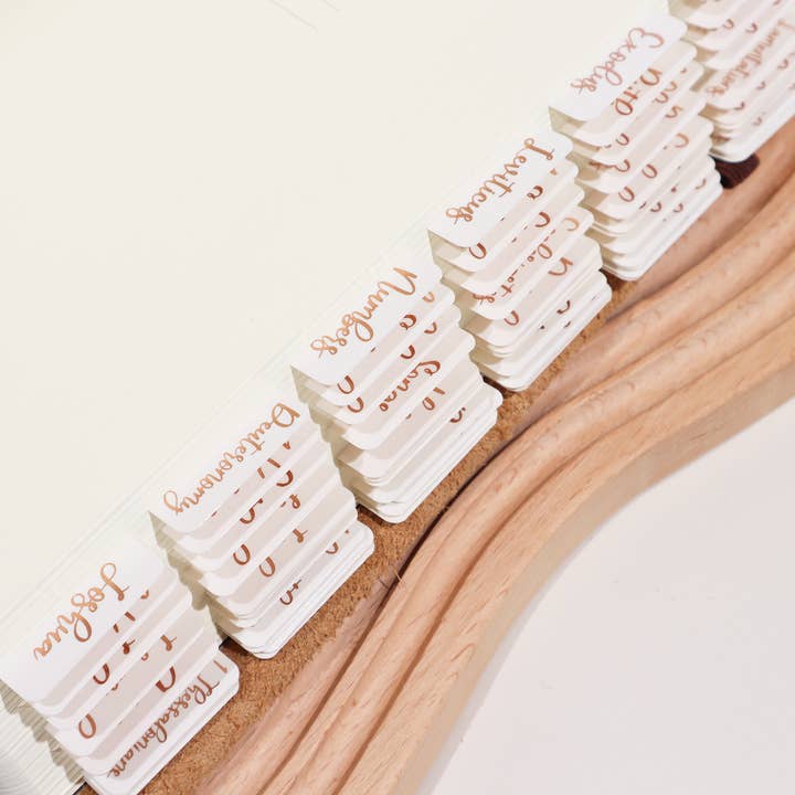 Idyllic Grace - Wholesale Book - Adult - Creamsicle Bronze Foiled Bible Tabs