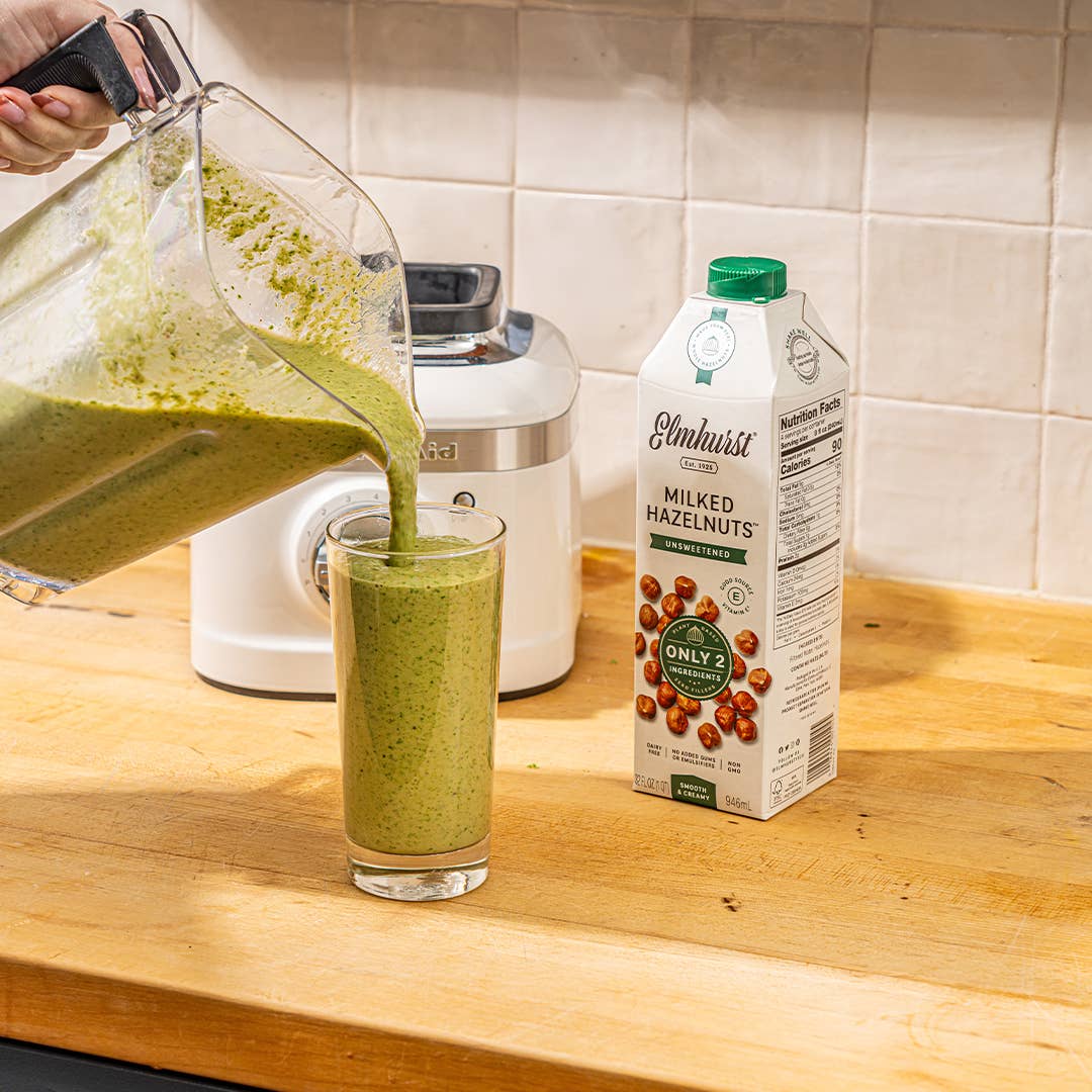 Elmhurst 1925 - Vente Boisson végétale - Lait de noisette non sucré, 32oz [Lot de 6]5