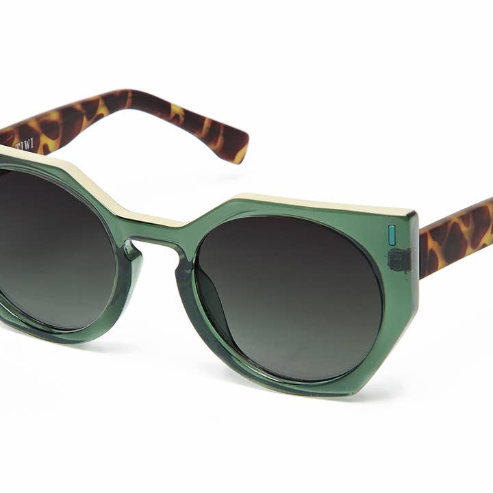 TIWI - Wholesale Sunglasses - Women's - sunglasses crystal green-beige top line 1