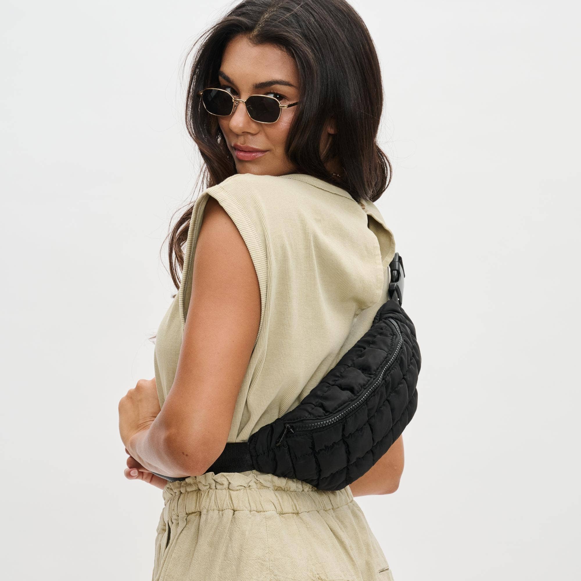 Sol and Selene – wholesale Belt bag – Women’s – Resurgence Quilted Puffer Nylon Belt Bag1