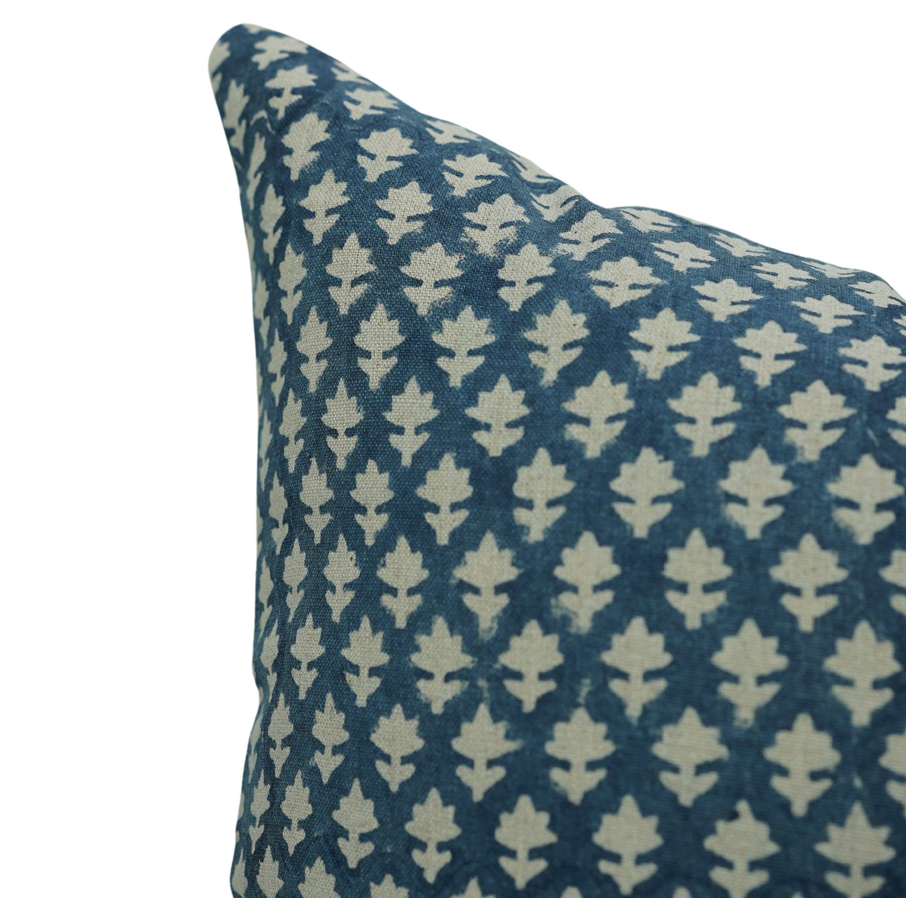 Fabdivine - Wholesale Throw Pillow Cover - Block Print Indoor Pure Linen Pillow Cover- Pink City3