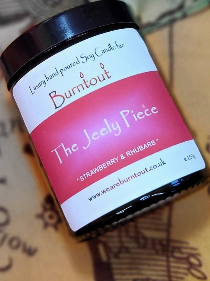 The Jeely Piece - Strawberry & Rhubarb for wholesale by We are Burntout