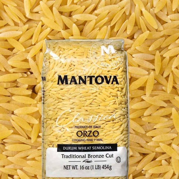 Fine Italian Food - Wholesale Pasta - Mantova Bronze Cut Orzo Pasta, 1 lb.2