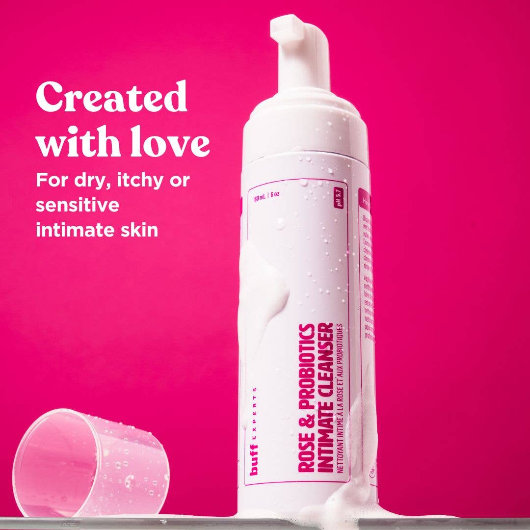 Buff Experts - 🇨🇦 - Wholesale Intimate Cleanser/Wipe - Rose & Probiotics Intimate Cleanser -  Daily Feminine Wash3
