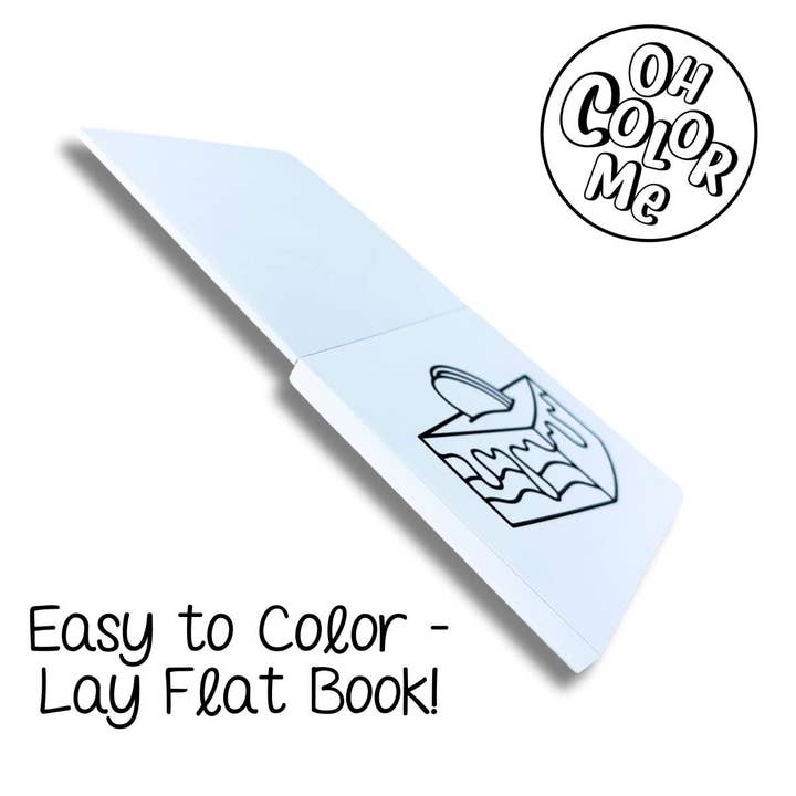 Oh Color Me - Wholesale Colouring and activity book – kids and baby - Mini Coloring Book Merry Magic, 4"x4", Stocking Stuffer2