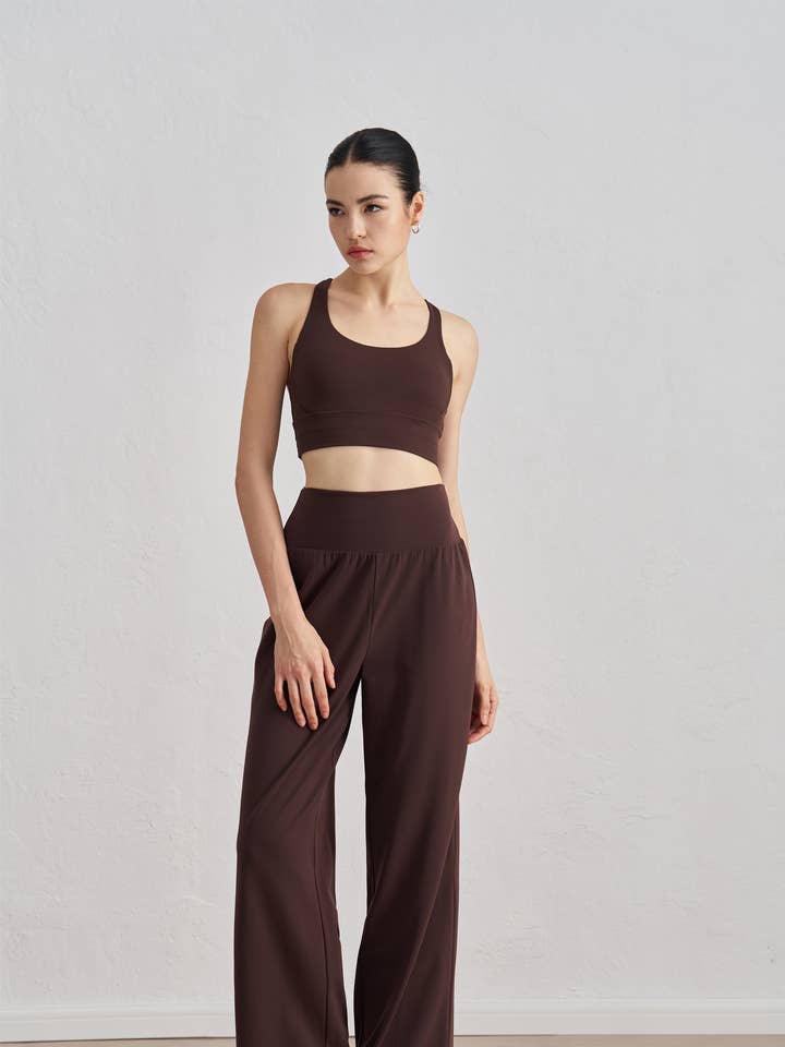 91thelabel - Wholesale Athletic Pants - Women's - Kaida High Waist Wide Leg Active Lounge Yoga Pants