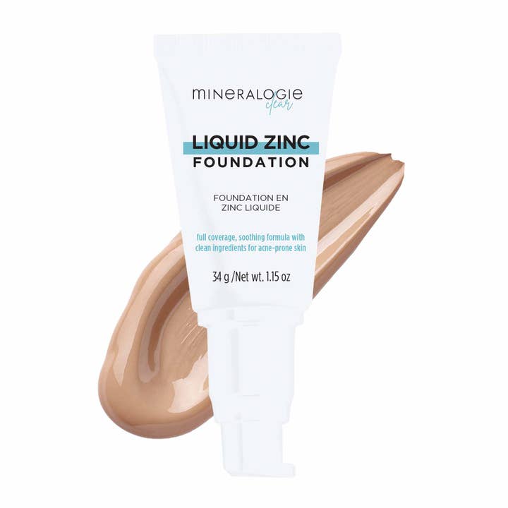 Clear Liquid Zinc Foundation for wholesale by Mineralogie Makeup