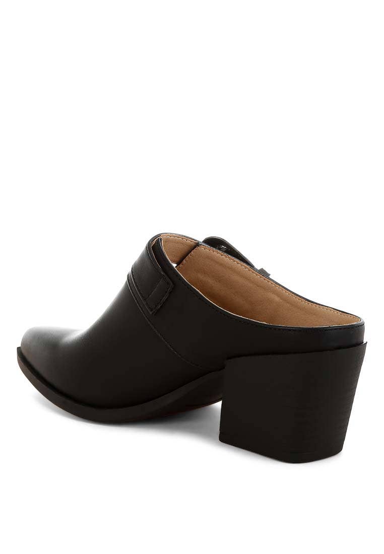 Rag Company - Vente Mules – femme - Mules à boucle sculptée Holler1