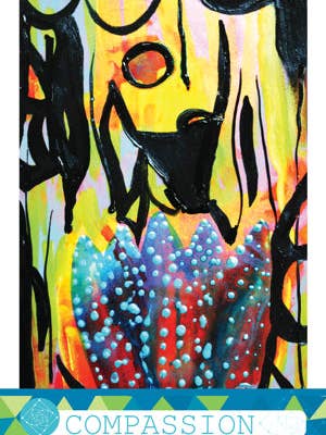 Compassion Journal Card for wholesale by Unruly Femme