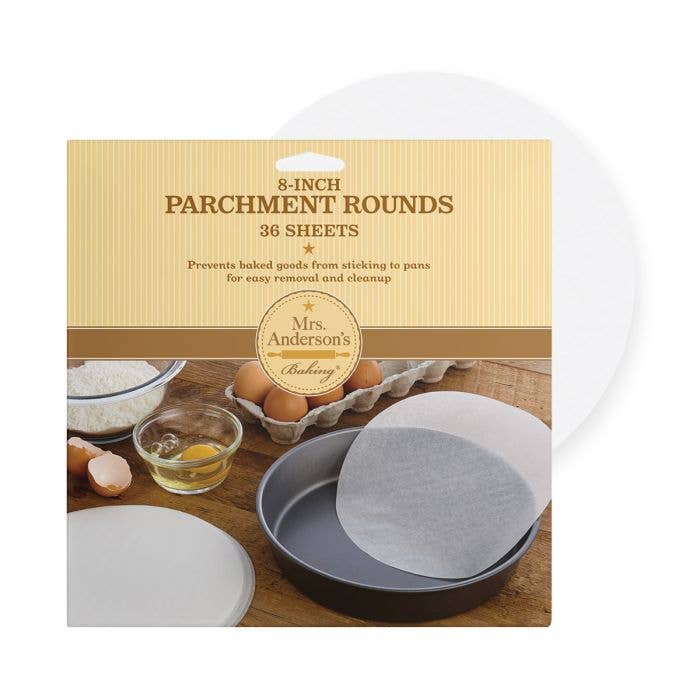 HIC - Harold Import Co. - Wholesale Kitchen Tool/Gadget - Mrs. Anderson's Baking Bleached Round Parchement Paper 8in2