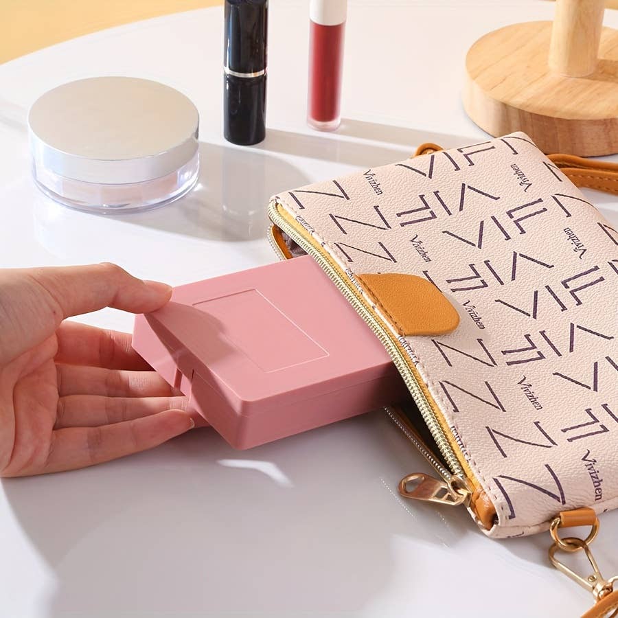 Shop Celino - Wholesale Make-upkwastenset - 5-delige mini reis make-up kwastenset met spiegel en etui6