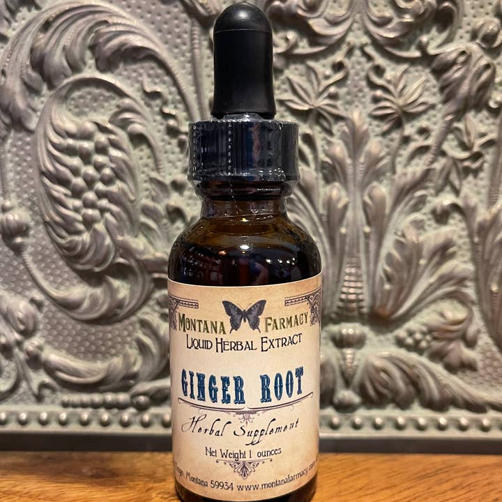 Montana Farmacy - Wholesale Tincture - Fresh Ginger Root Herbal Tincture
