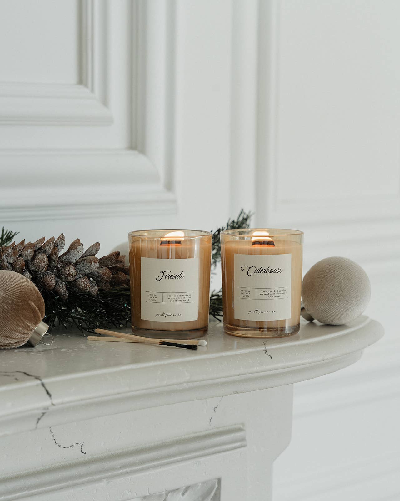 Poet Farm Co. - Wholesale Jar/Filled Candle - Holiday Jar Candles