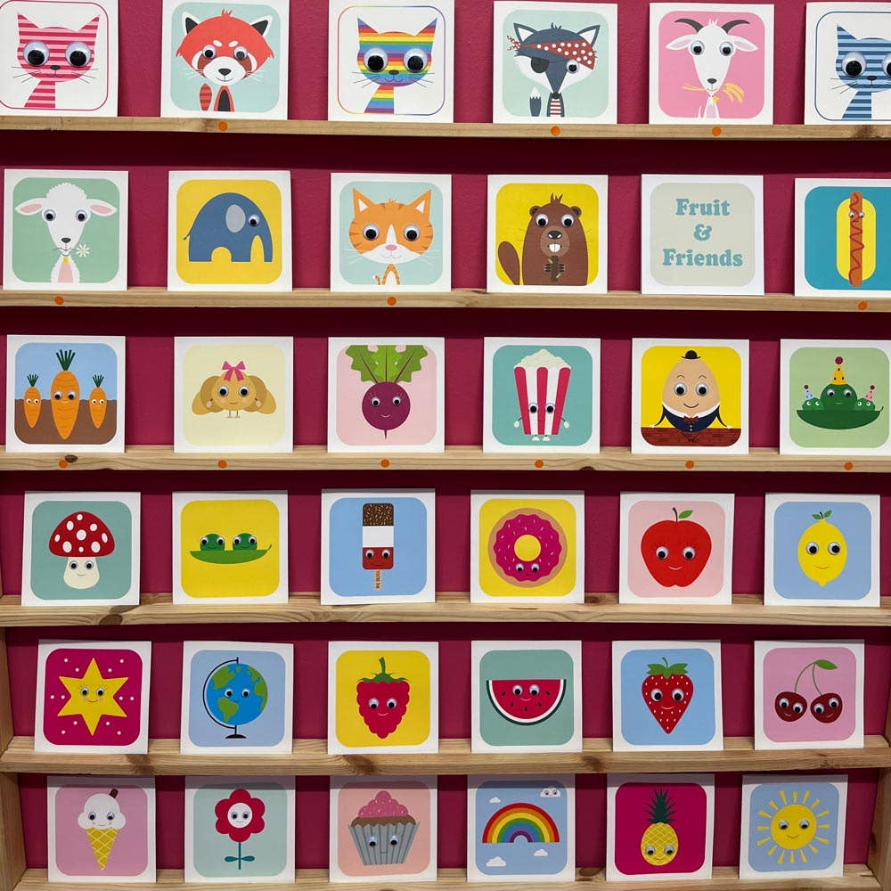 Stripey Cats Cards - Wholesale Birthday Card - Doughnut Card | Cake Card | Birthday Treat Card1