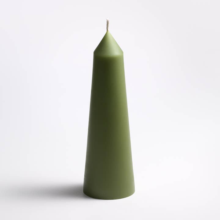 Short Tower Beeswax Pillar Candle for wholesale by Greentree Home Candle