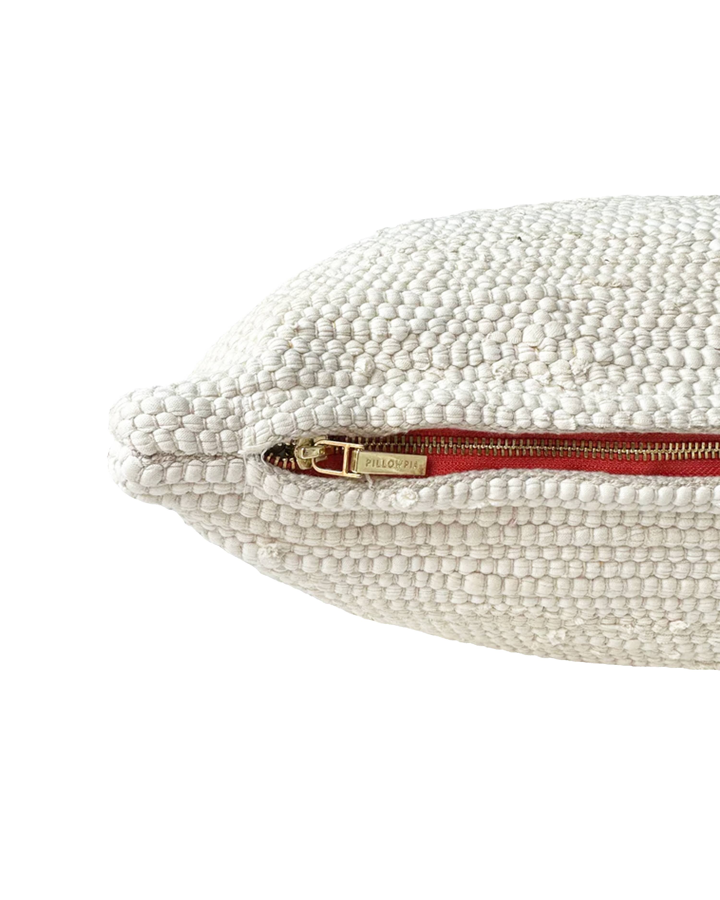 PILLOWPIA - Wholesale Throw/Decorative Pillow - chindi pillow cover in heavy cream6