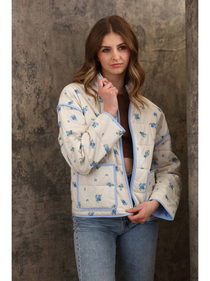 26 International - Wholesale Jacket - Women's - Light Weight Quilted Gauze Shell Jacket