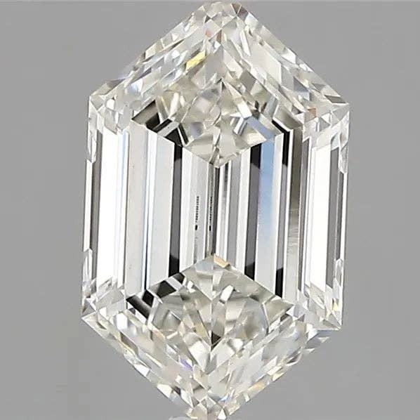 Diamant de laboratoire hexagonal de 1,87 ct (Couleur G, Pureté VVS2, Certifié IGI) pour la vente par LooseDiamondNet