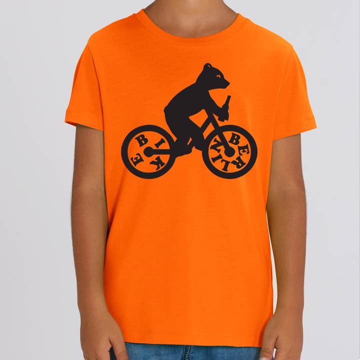 Berlin Bear T-shirt voor kinderen voor wholesale door Meeplings | Handmade in Berlin