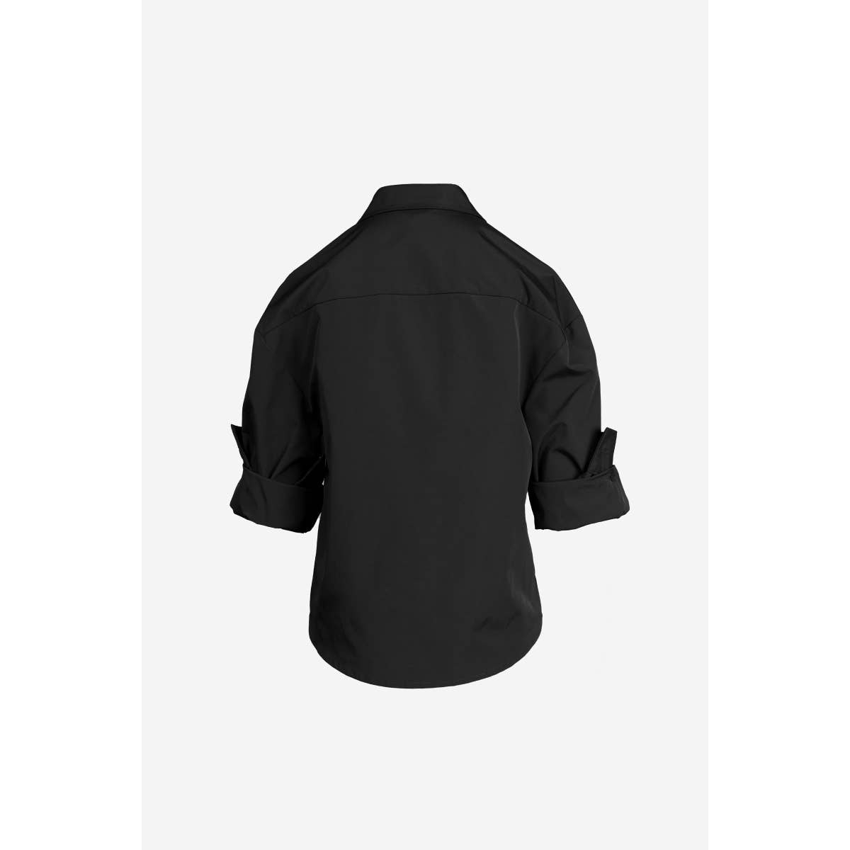 Naked Zebra – Großhandel Bluse – Damen – Bluse mit hochgekrempelten Ärmeln und Knopfleiste13