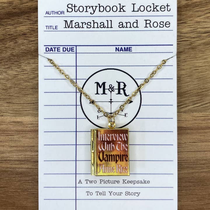 Book Locket Interview With The Vampire for wholesale by Marshall and Rose