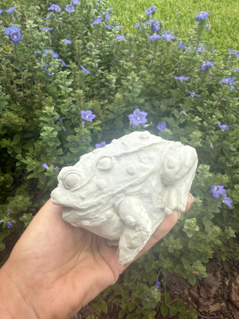 Backyard Stone Art – Ornamento/decoração ao ar livre por atacado – Estátua de Jardim de Sapo de Betão, Jardim do Sapo de Pedra,5