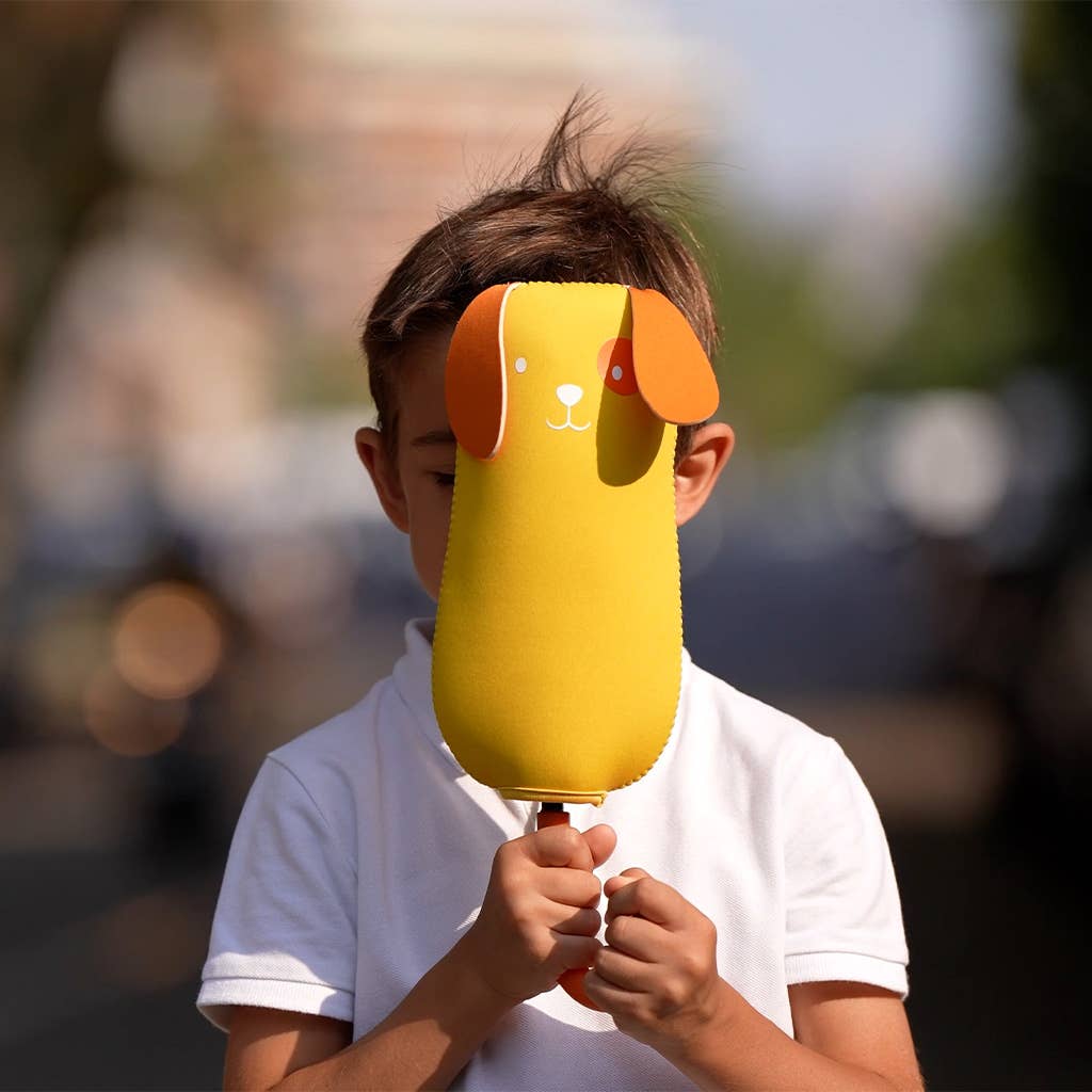 Balvi - Venta al por mayor Paraguas - Niños - Paraguas infantil,Puppymbrella,amarillo,con funda,nylon6