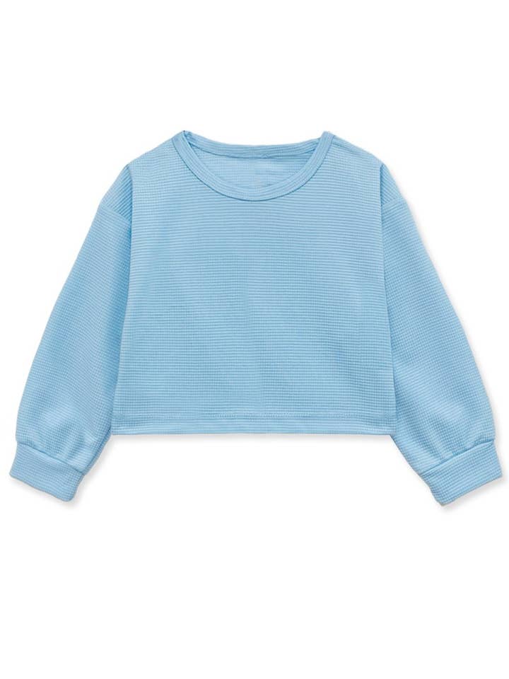 Haut à col rond pour fille GKT-3060B pour la vente par Cutie Patootie Clothing