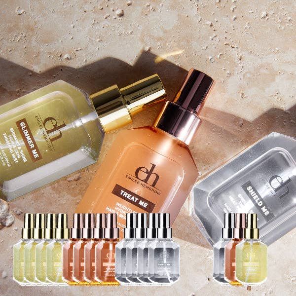 Emilee Hembrow Treat Me, Glimmer Me & Shield Me Range Starter Pack for wholesale by Silk oil of Morocco