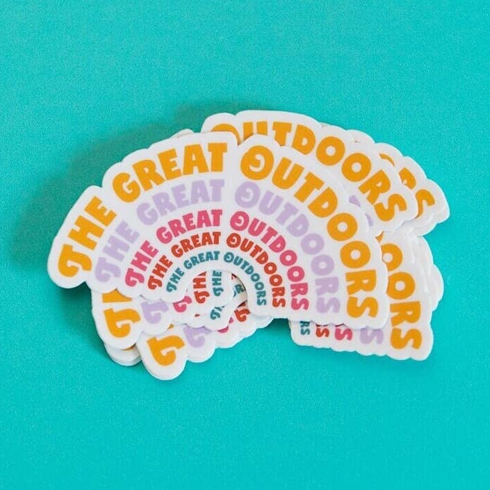 Outdoor Adventure Vinyl Decal for Bumper, Van, Laptop for wholesale by Golden Mountain