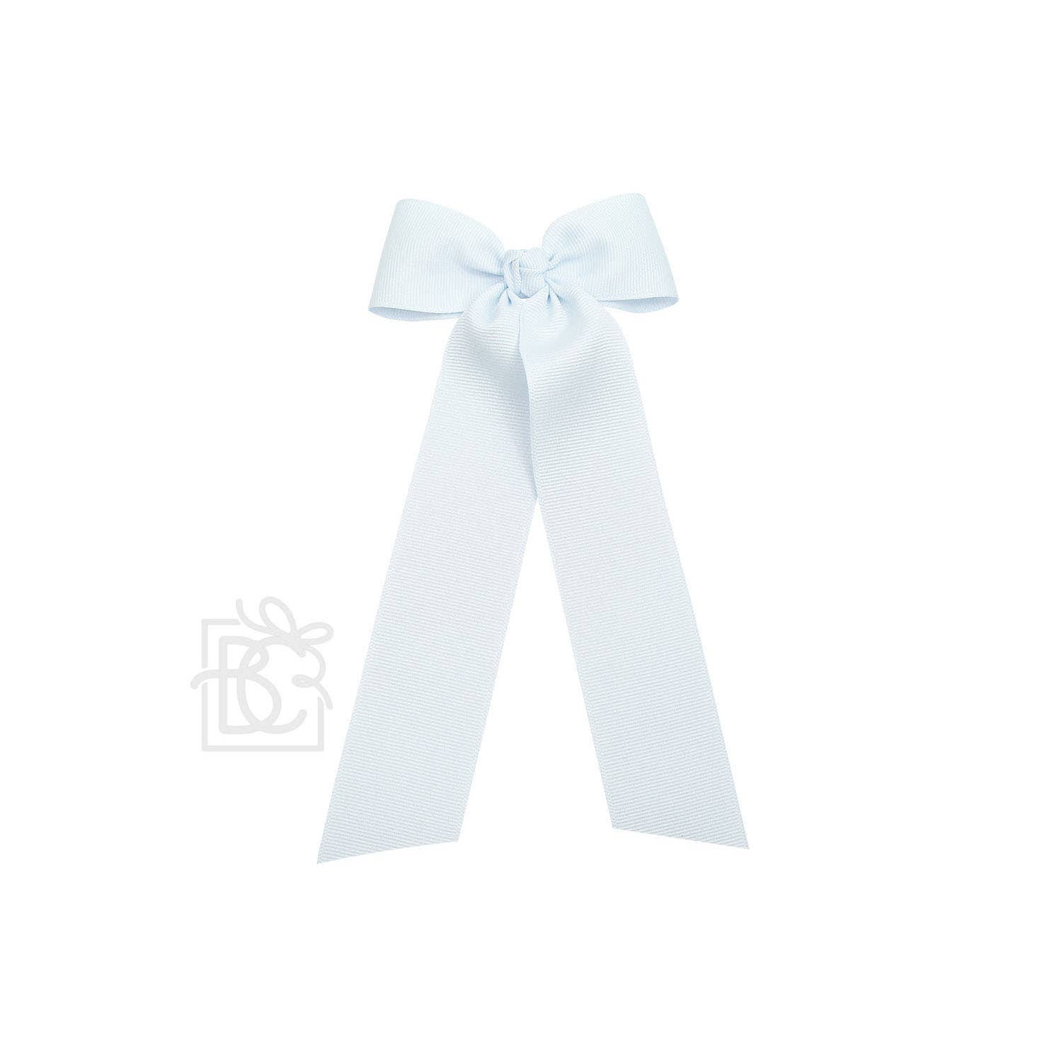 Beyond Creations, LLC - Wholesale Hair Bow - Kids - FLAT BOW W/ 7" STREAMERS ON ALLIGATOR CLIP23