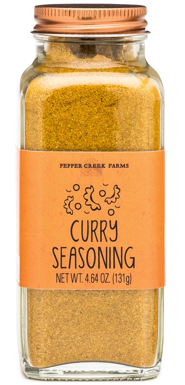 Pepper Creek Farms – Engroshandel Tørret krydderiblanding – Curry krydderier kobber Top 4.6 Oz.0
