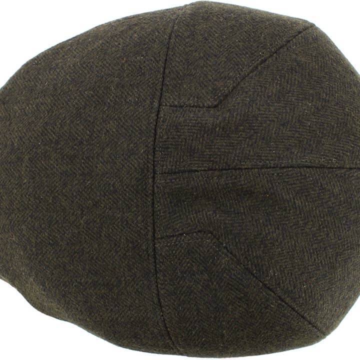 KBETHOS - Wholesale Newsboy/Schoolboy Hat - Men's - Solid Wool Blend Ivy16