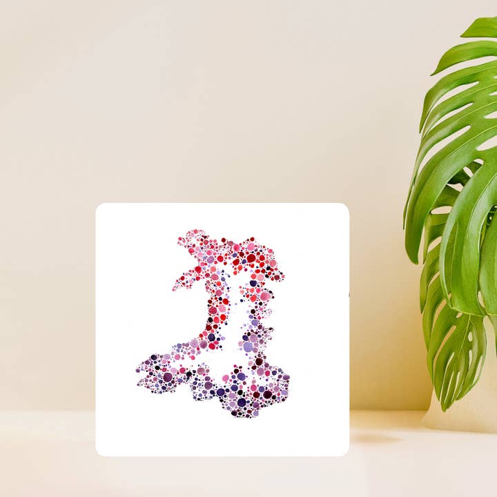 Dots Allowed – wholesale Everyday greeting card – Home is Where The Heart is - Wales5