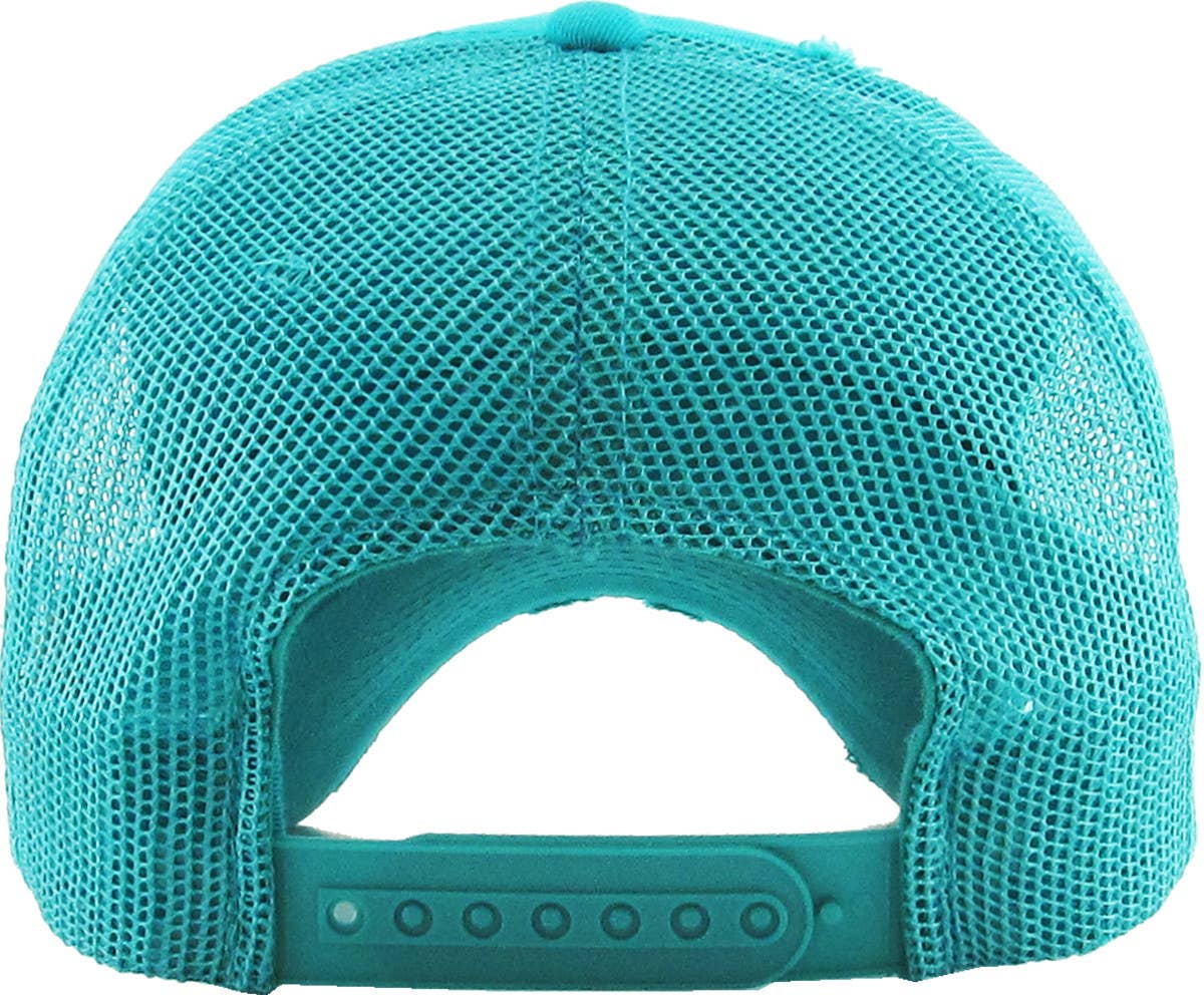 KBETHOS – Großhandel Basecap – Unisex – Vintage-Trucker-Cap mit Mesh-Einsätzen50