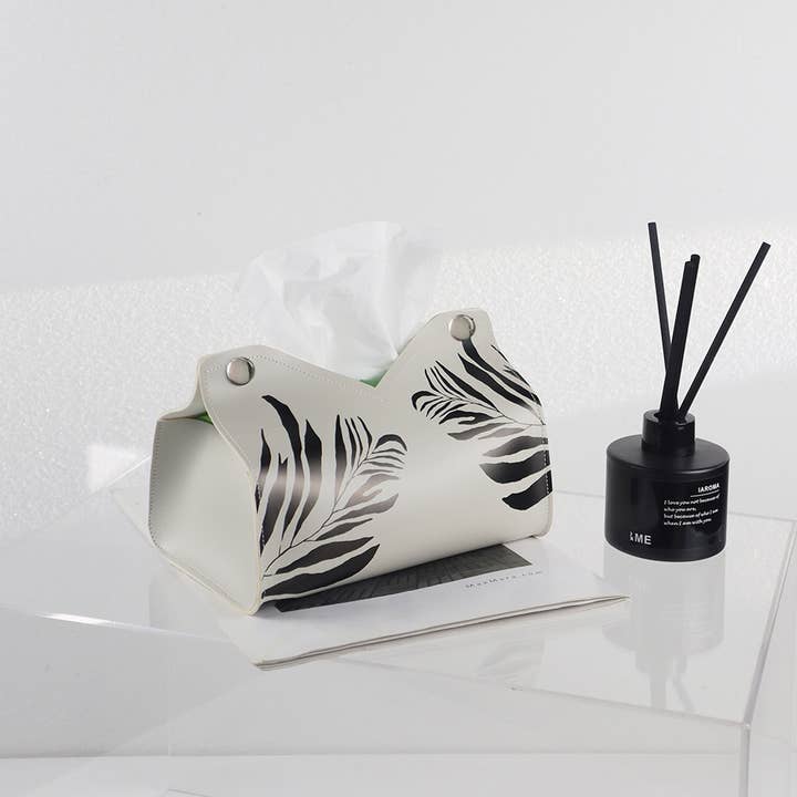 ACCITY - Wholesale Tissue Box - NEW BAMBOO LEAF INK BAMBOO SIMPLE TISSUE BOX_CWMM22532