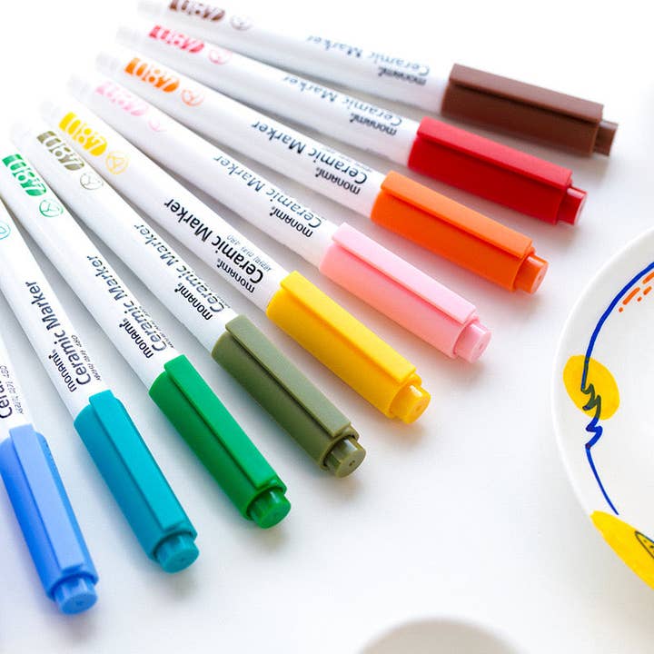 LULUFUNSTUDIO - Vente Marqueurs - Monami | Marqueur céramique2