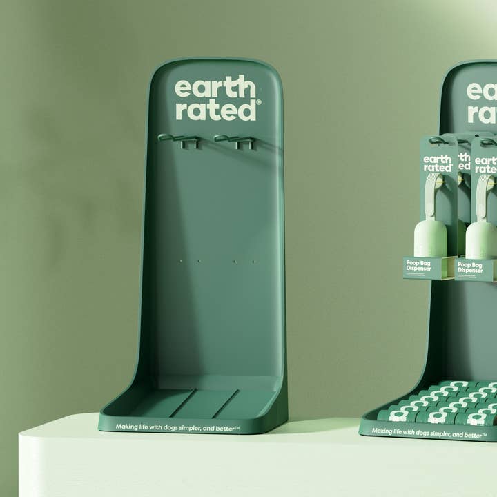 Pet Palette Distribution - Wholesale Pet Poop Bag Dispenser - Earth Rated Countertop Display w/21 Rolls & 6 Dispensers2