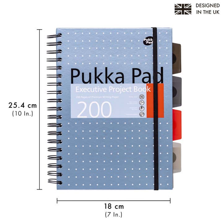 Pukka Pads North America - Wholesale Notebook - Metallic B5 Executive Project Book - assorted 3-pack