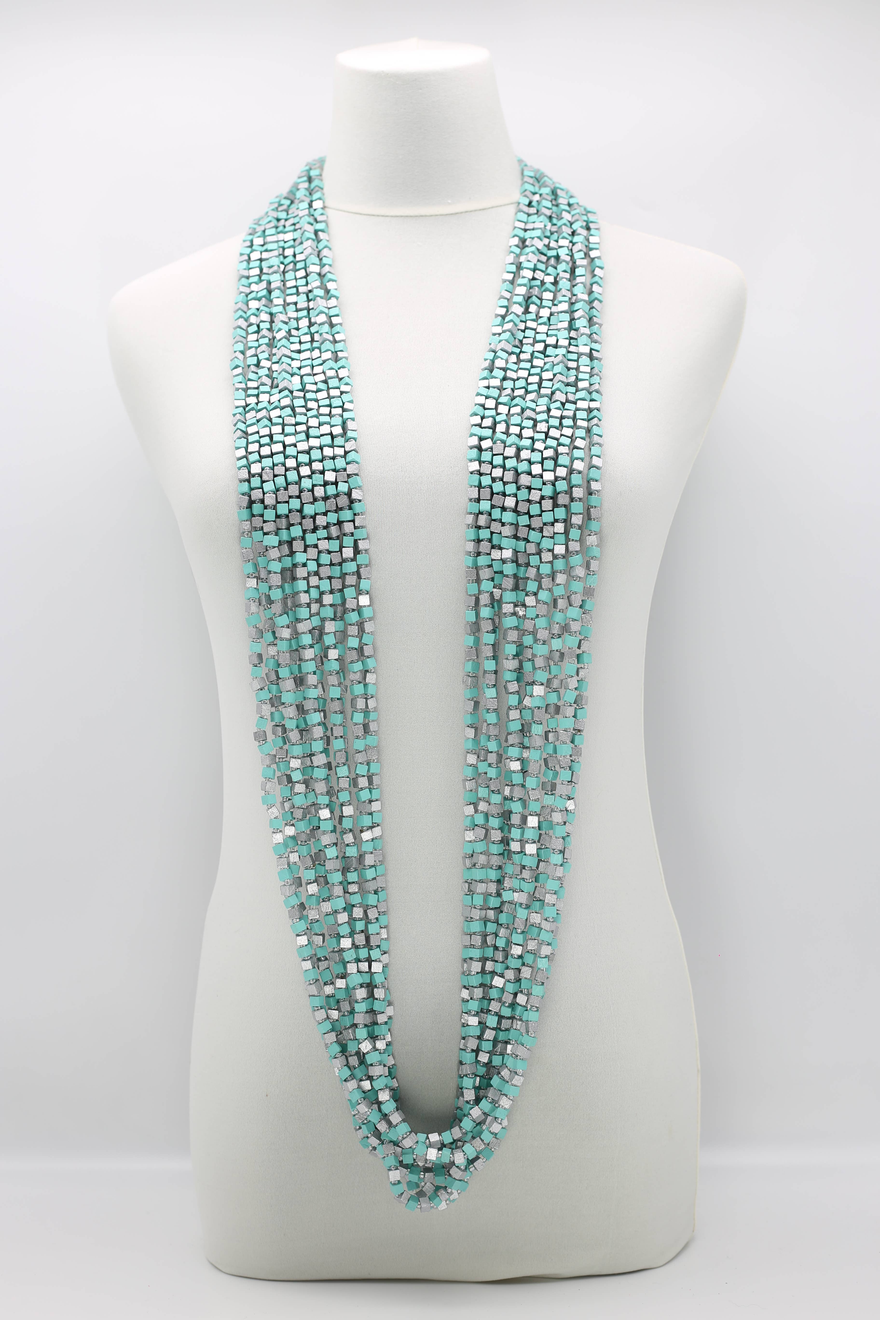 Jianhui London – Engroshandel Perlehalskæde – Den næste Pashmina halskæde Træperler - Mosaic Art26