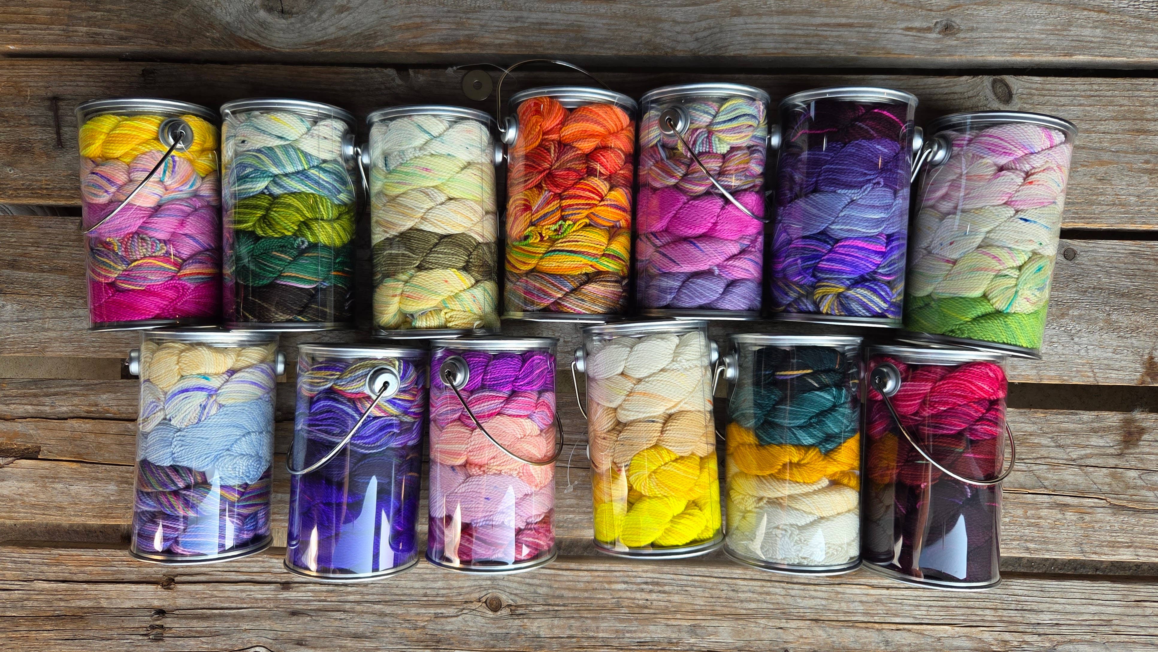 Koigu Wool Designs - Vente Fils à tricoter - Boîtes de Peinture de Fleurs Provinciales (ensembles de mini-écheveaux)14